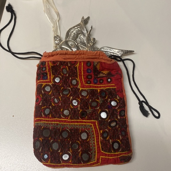 Three Pewter Serenity Angels with Quotes in handmade bag - Picture 2 of 13